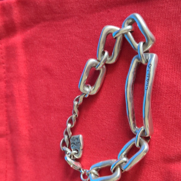 NWOT - UNO de 50 Silver Link Bracelet - Picture 3 of 4